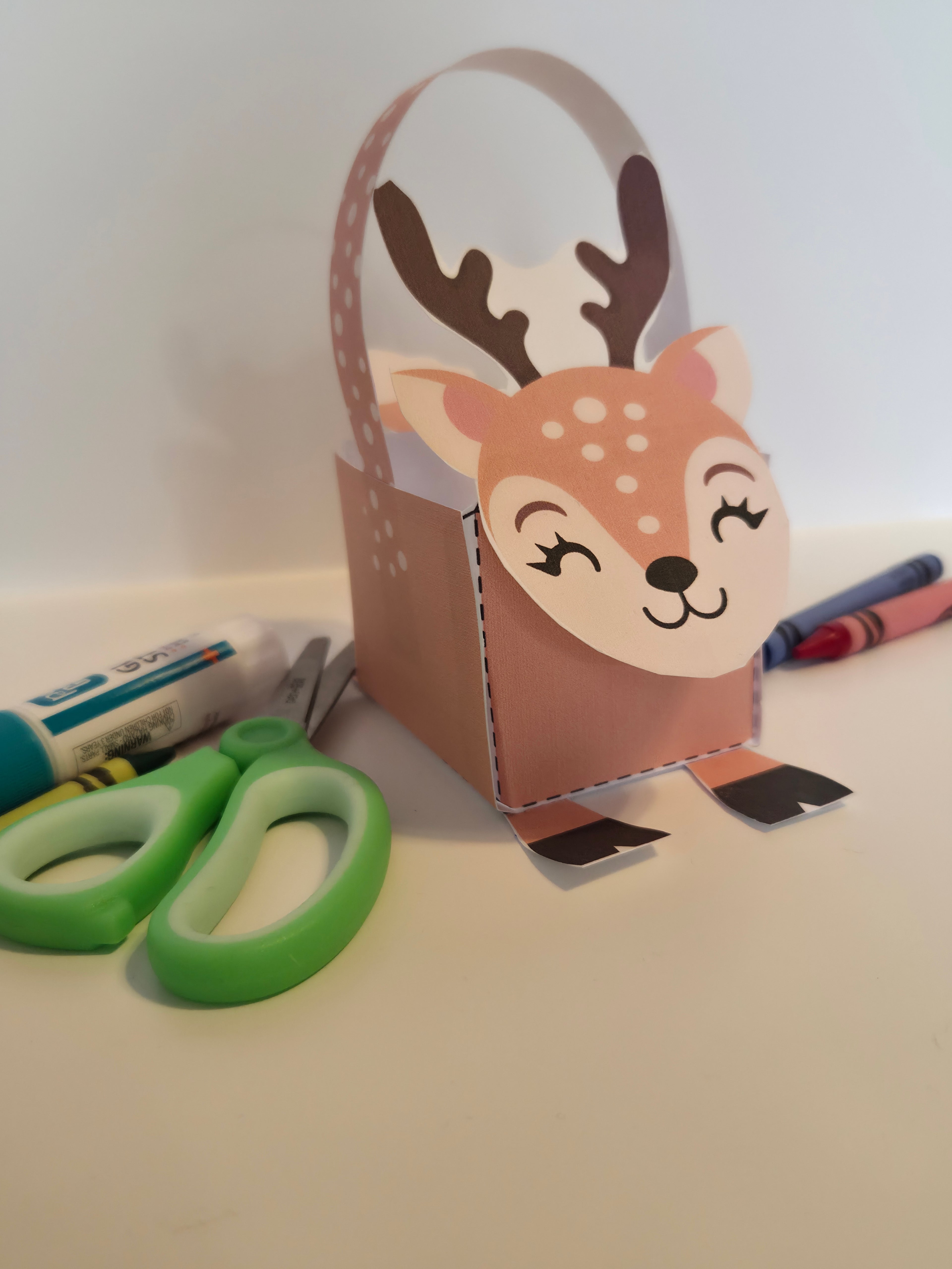 Deer Basket Printable Activity - Instant Download